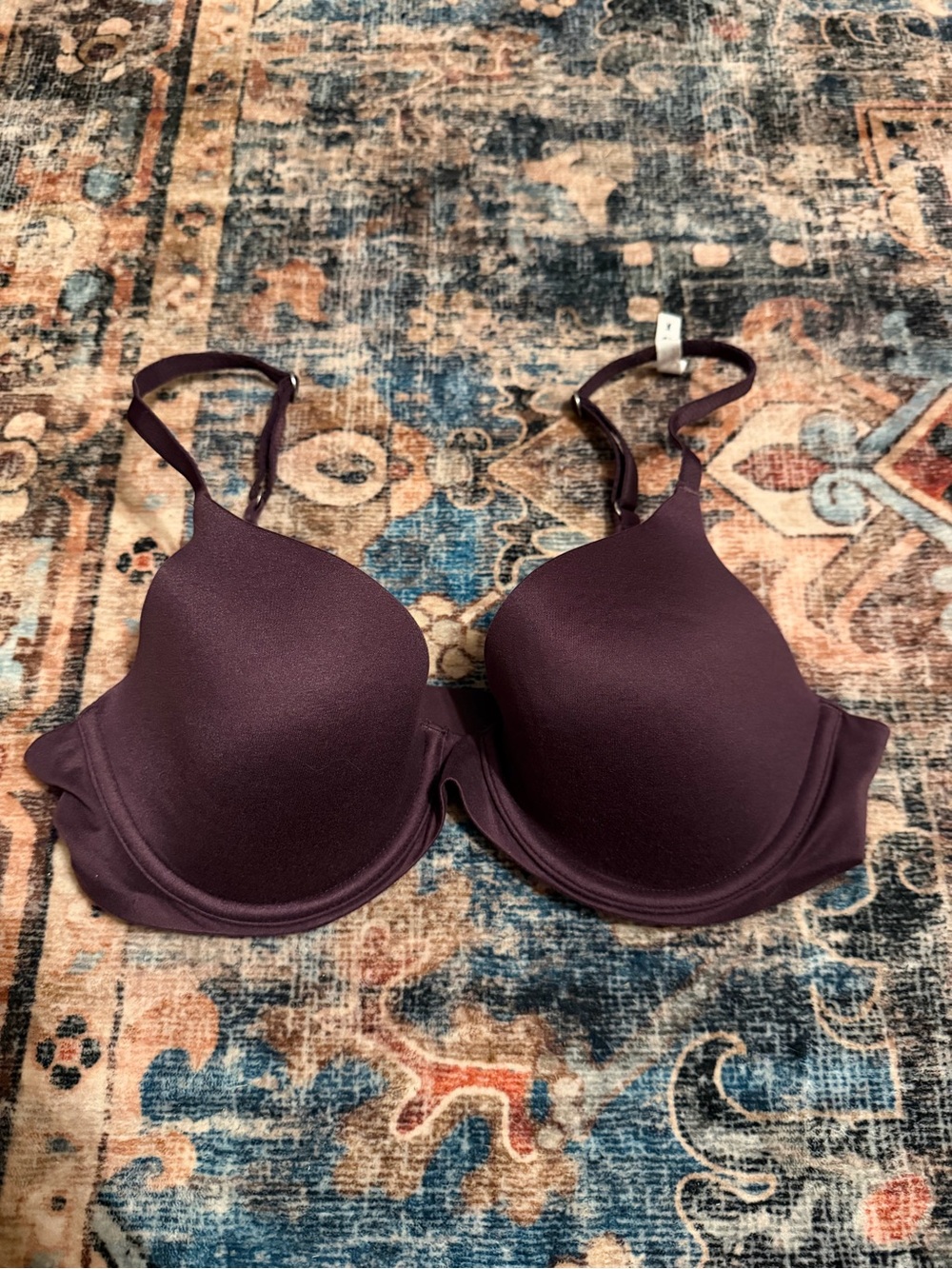 aerie Smooth Molded T-Shirt Bra in Plum